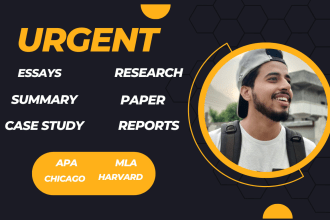 do urgent essay writing, paper, research, and summary report
