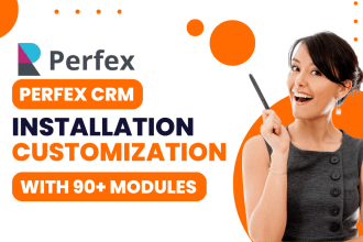 install, set up, and give you perfex CRM with all modules