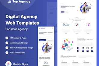 design modern and professional digital agency website