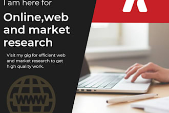 do web and online market research