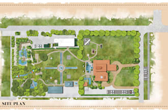 be design your, site plan, master plan for your project