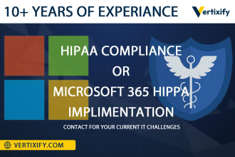 implement microsoft 365 and azure hipaa compliance checklist