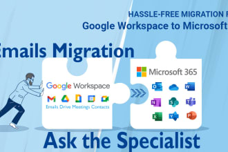 migrate your worskspace emails to office 365