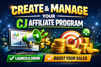 create and manage your cj affiliate program