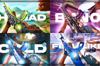 design 2 valorant montage thumbnails