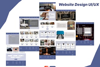 design website or mobile app UI UX with mockup in figma