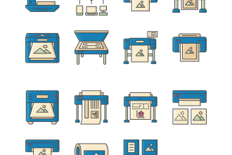 custom vector icons for website or app