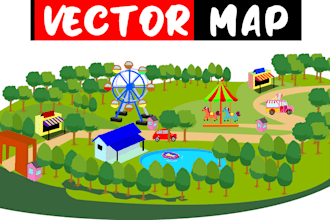 design event map into a vector art