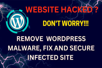 remove malware, hacked sites, and technical issues