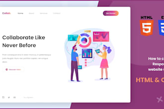 create an HTML CSS website for you