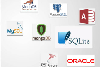 write queries for sql database, mongo db, postgre sql
