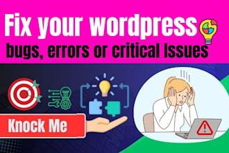 fix wordpress issues, wordpress errors, and bugs
