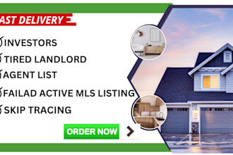 give investors tired landlord agents list failad active mls listing skip tracing