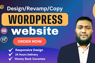design, redesign, revamp, duplicate, copy clone wordpress website