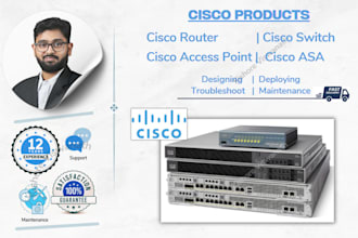 configure cisco router, switch and asa firewall