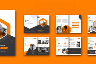 provide fast and stunning bi fold and tri fold brochure design services