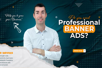 create or redesign website banner design
