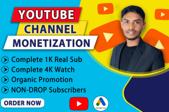 do organic promotion for youtube channel monetization