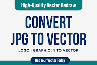 convert jpg to vector high quality vector redraw