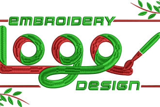 do your logo embroidery digitizing design