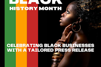 create a press release for your black owned business