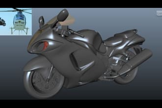 create 3d hard surface models for all types of projects