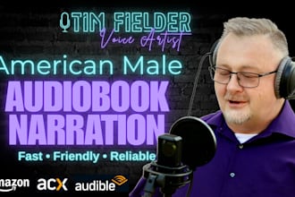 narrate and produce an english audiobook
