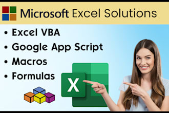 do excel automation, vba, macro, and google app script