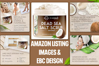do amazon product photo editing, infographic design and listing images