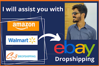 be ebay VA for your store and manage dropshipping