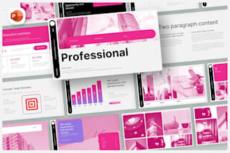 do company powerpoint presentation and investor, pitch deck design
