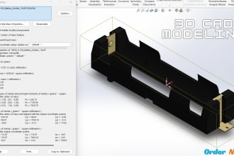 do cad for 3d printing, cnc machining,plastic product with engineering drawing