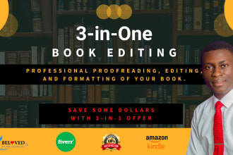 proofread, edit, and format your book for publishing