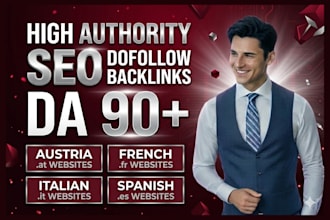 provide high da authority austria, french, italian and spanish backlinks service