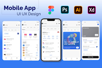 design wireframe, UI UX design for mobile app in figma prototype