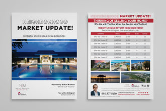 design professional business flyer, corporate real estate marketing flyer design