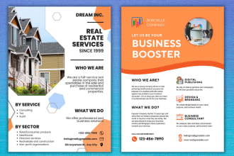 design 2 concepts of business one pager