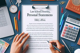 edit your law school personal statement and diversity and optional statements