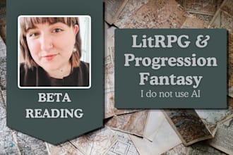 beta read your litrpg or progression fantasy manuscript