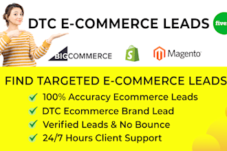 do shopify store owner leads and dtc ecommerce leads