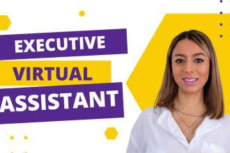 be your executive admin virtual assistant