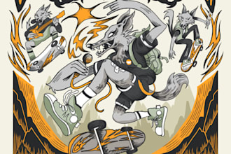 create great illustration for concert poster