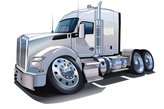draw truck and vehicle drawing