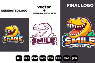create, redesign and redraw ai logo, images to vector