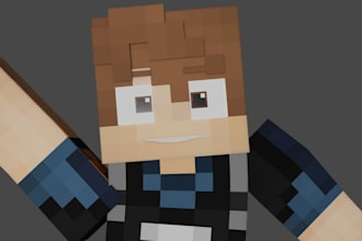 make your minecraft character in a photo