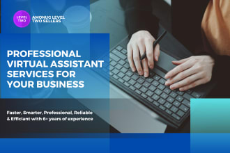 be your professional virtual assistant for your business