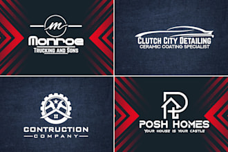 do modern minimalist unique luxury business logo design