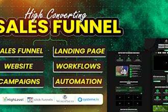 design fix gohighlevel ghl go high level sales funnel, clickfunnel sales funnel