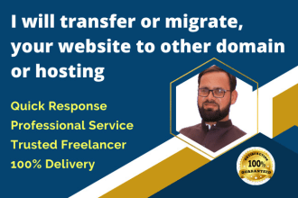 migrate wordpress website, change host or domain