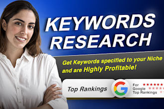 do a comprehensive keywords research and competitor analysis